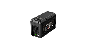 A Honda 12Ah Battery on a white studio background