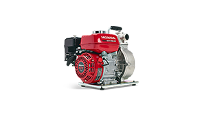 3/4 front side view of High-Pressure Pump 1.5” on white space. 	